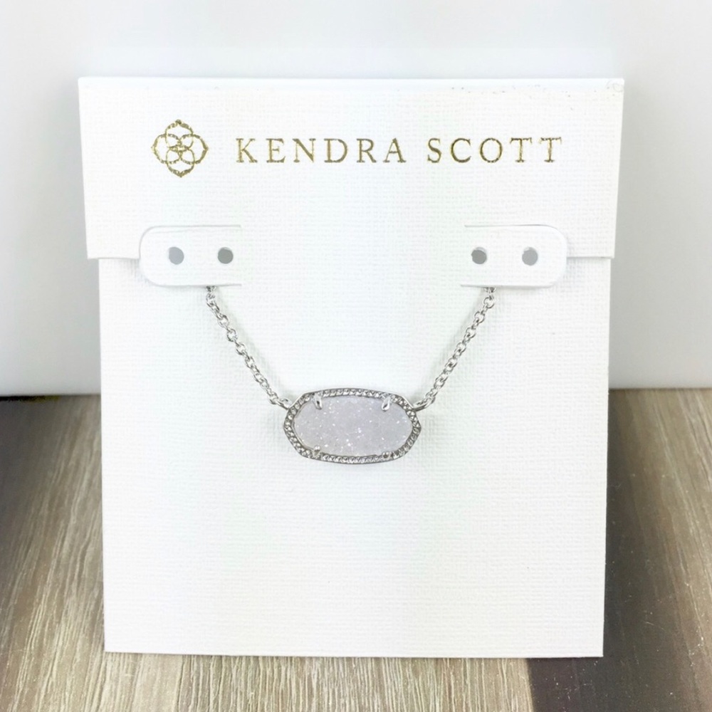 Kendra Scott Elisa Iridescent Drusy necklace